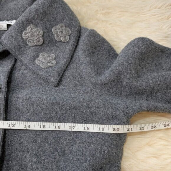 Pendleton Grey Wool jacket Women Size Large - Picture 7 of 10